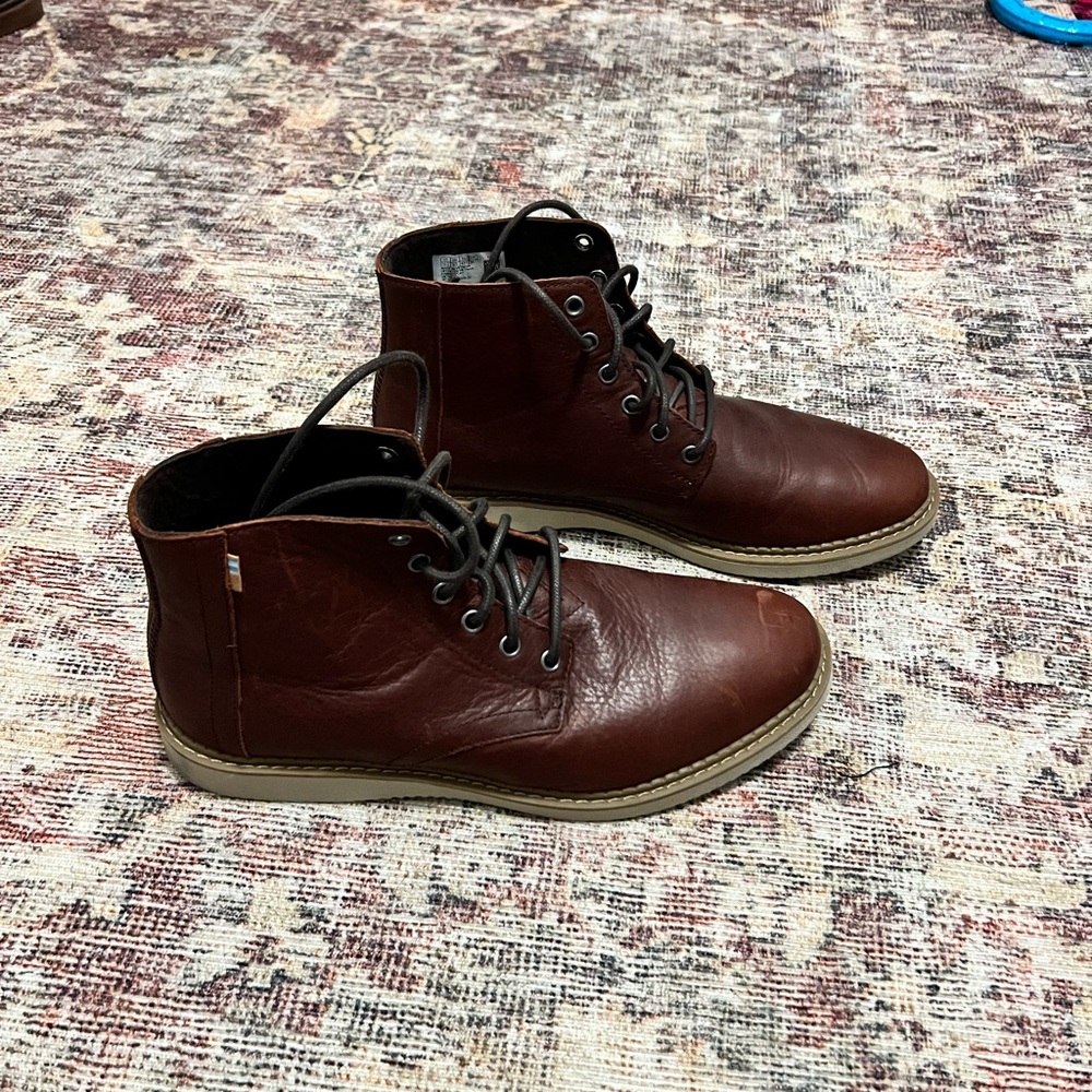 Toms Men's Dark Brown Chukka Boots